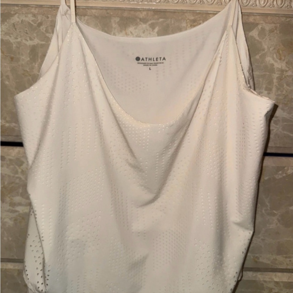 Athleta White Lightweight Performance Cami